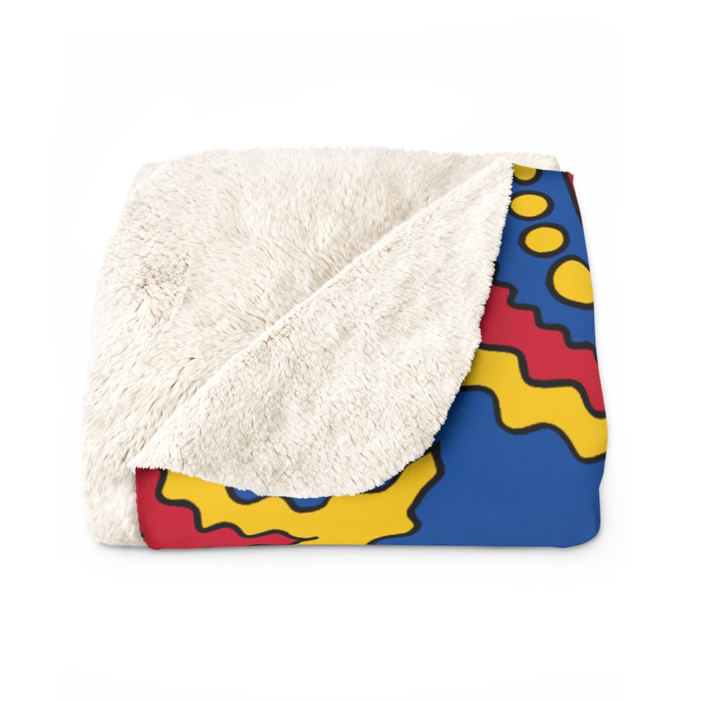Aland Islands Retro Paisley Blanket Throw