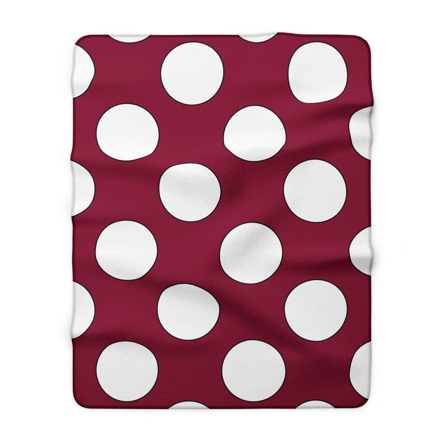 Qatar Retro Polka Dots Blanket Throw