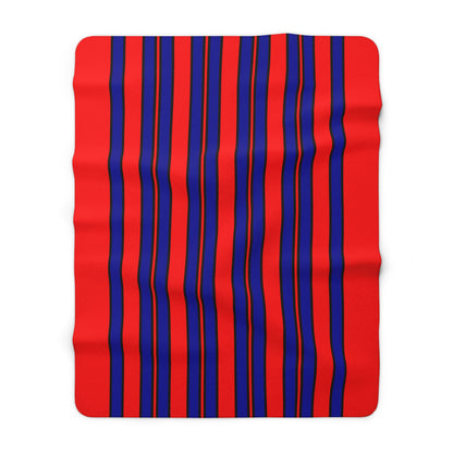 Taiwan Retro Stripes Blanket Throw