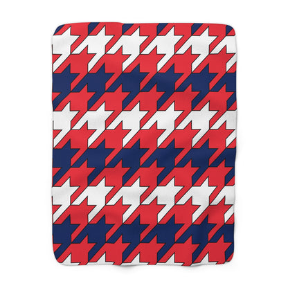Norway Retro Houndstooth Blanket Throw