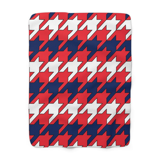 Norway Retro Houndstooth Blanket Throw
