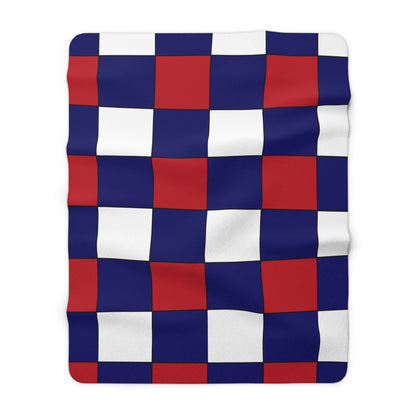American Samoa Retro Check Blanket Throw