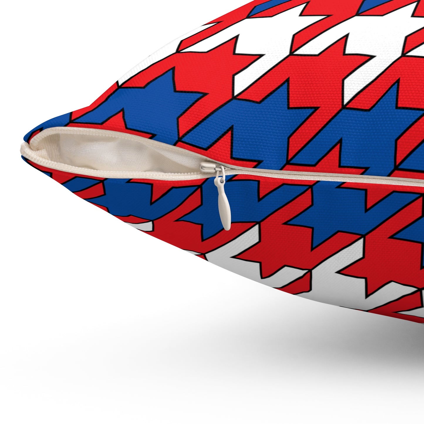 Slovakia Retro Houndstooth Cushion Pillow