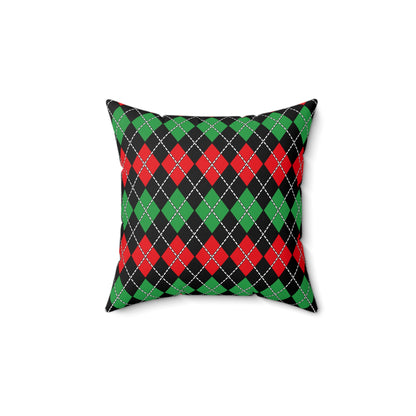 Libya Retro Argyle Cushion Pillow