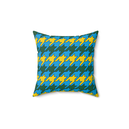Rwanda Retro Houndstooth Cushion Pillow