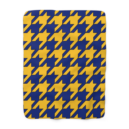 Barbados Retro Houndstooth Blanket Throw