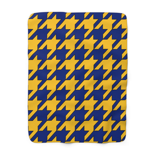 Barbados Retro Houndstooth Blanket Throw