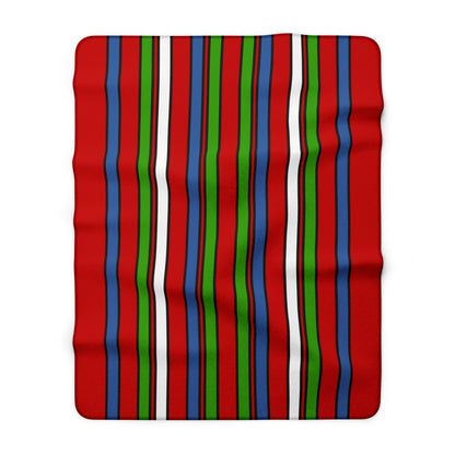 Namibia Retro Stripes Blanket Throw