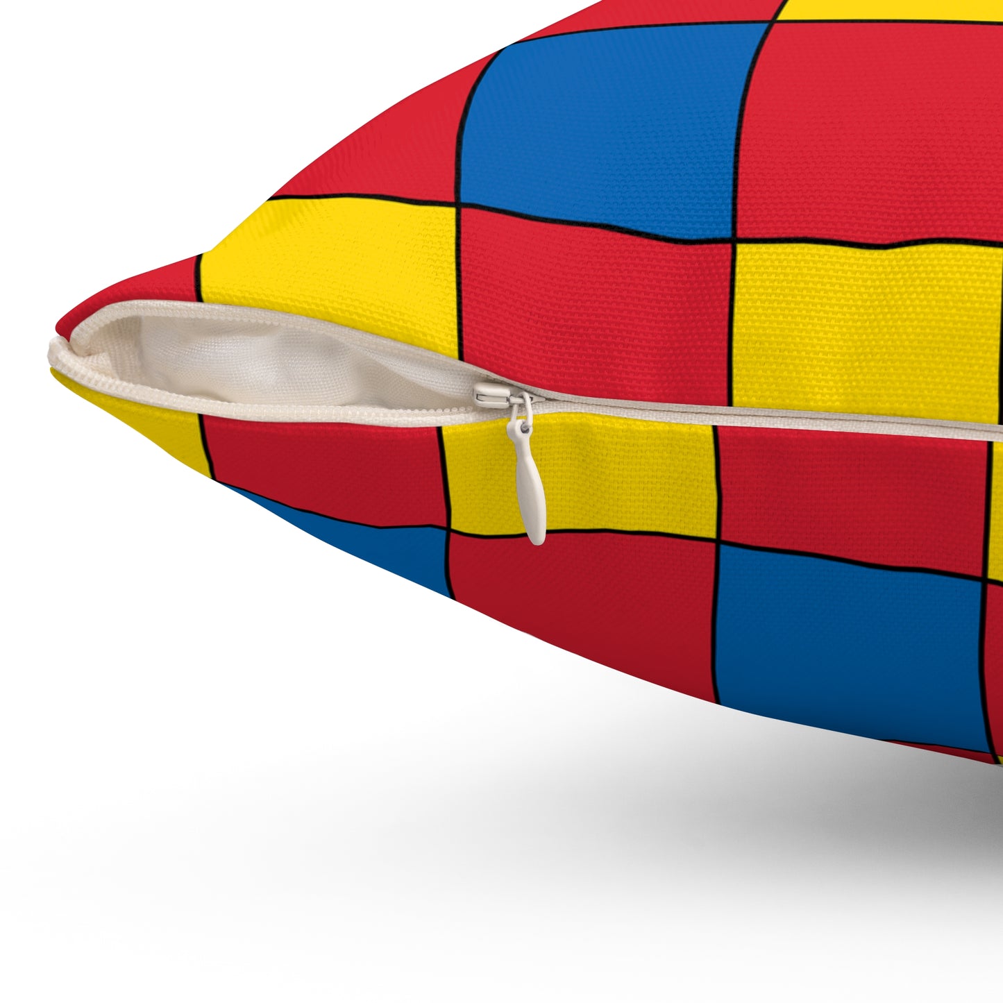 Mongolia Retro Check Cushion Pillow