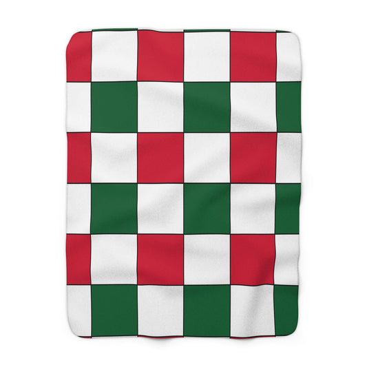 Algeria Retro Check Blanket Throw