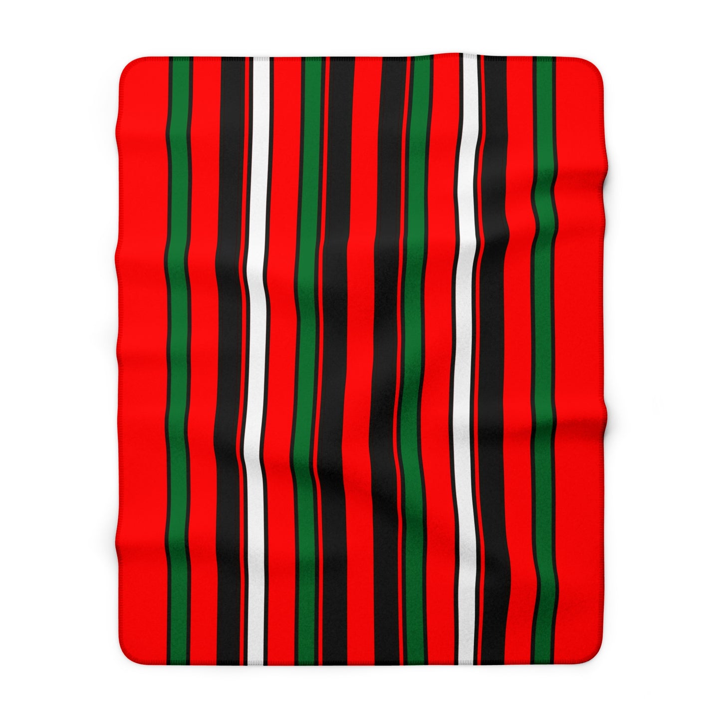 United Arab Emirates Retro Stripes Blanket Throw