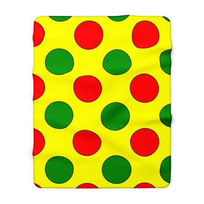Mali Retro Polka Dots Blanket Throw