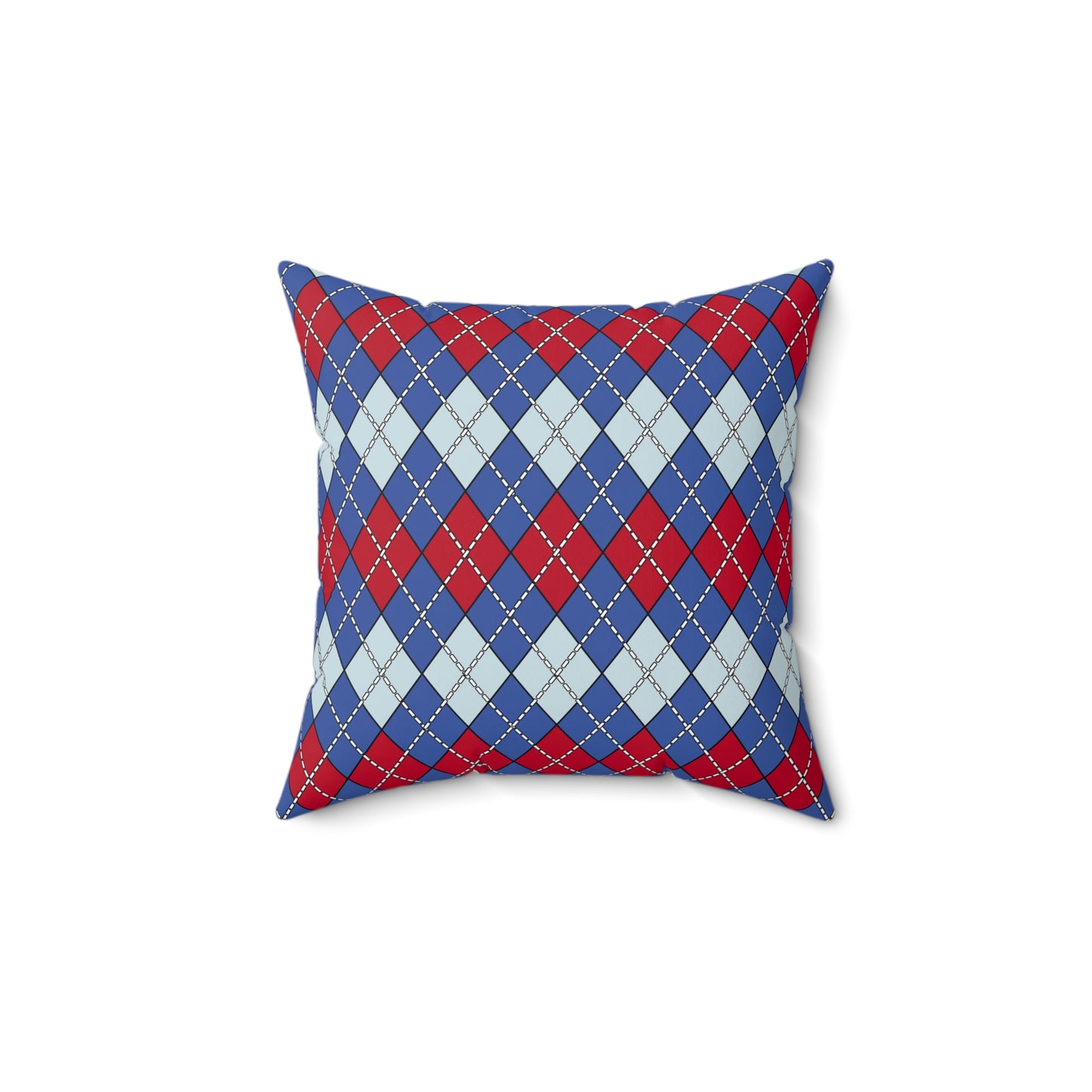 Guam Retro Argyle Cushion Pillow