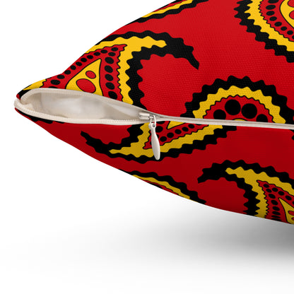 Timor Leste Retro Paisley Cushion Pillow