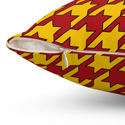 Spain Retro Houndstooth Cushion Pillow