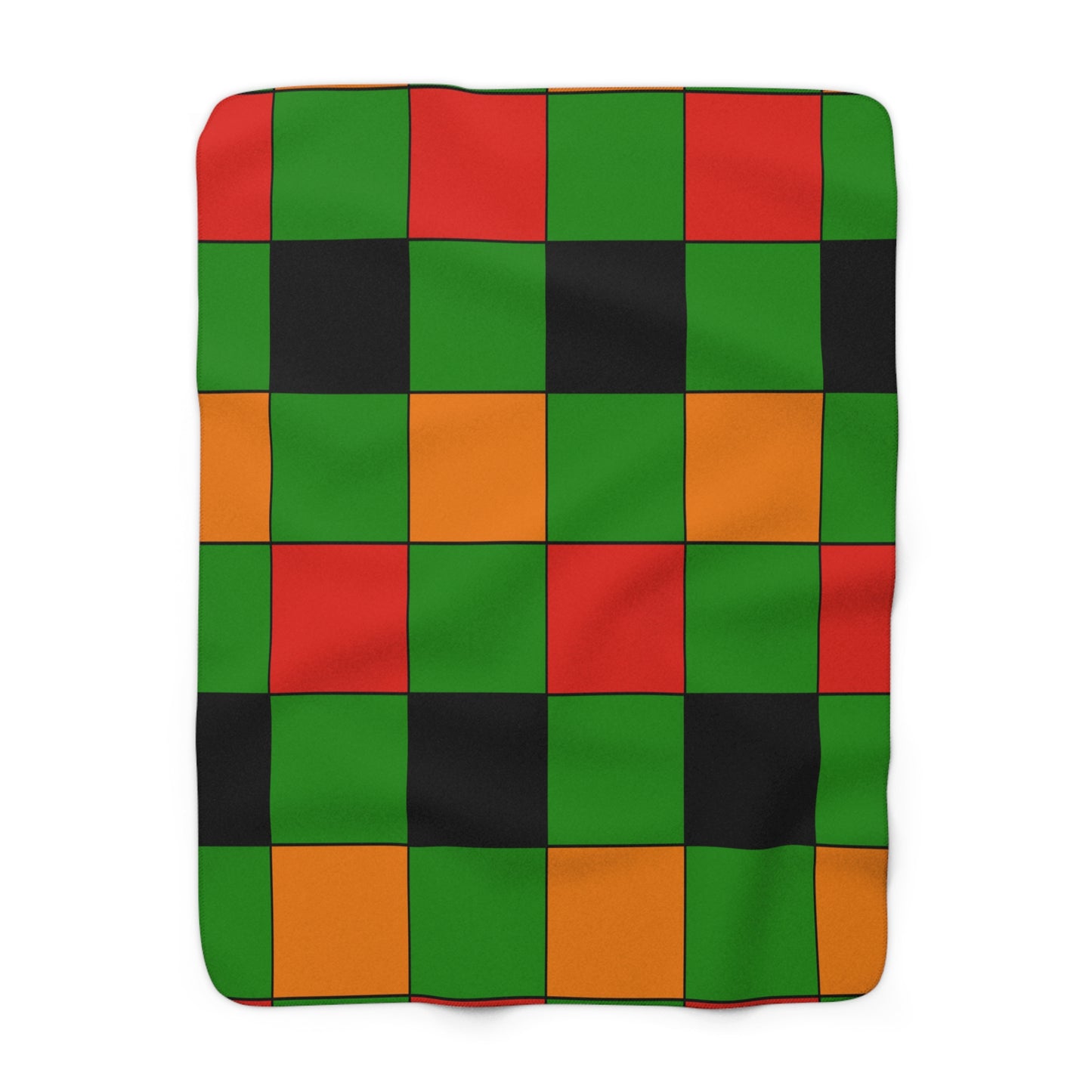 Zambia Retro Check Blanket Throw