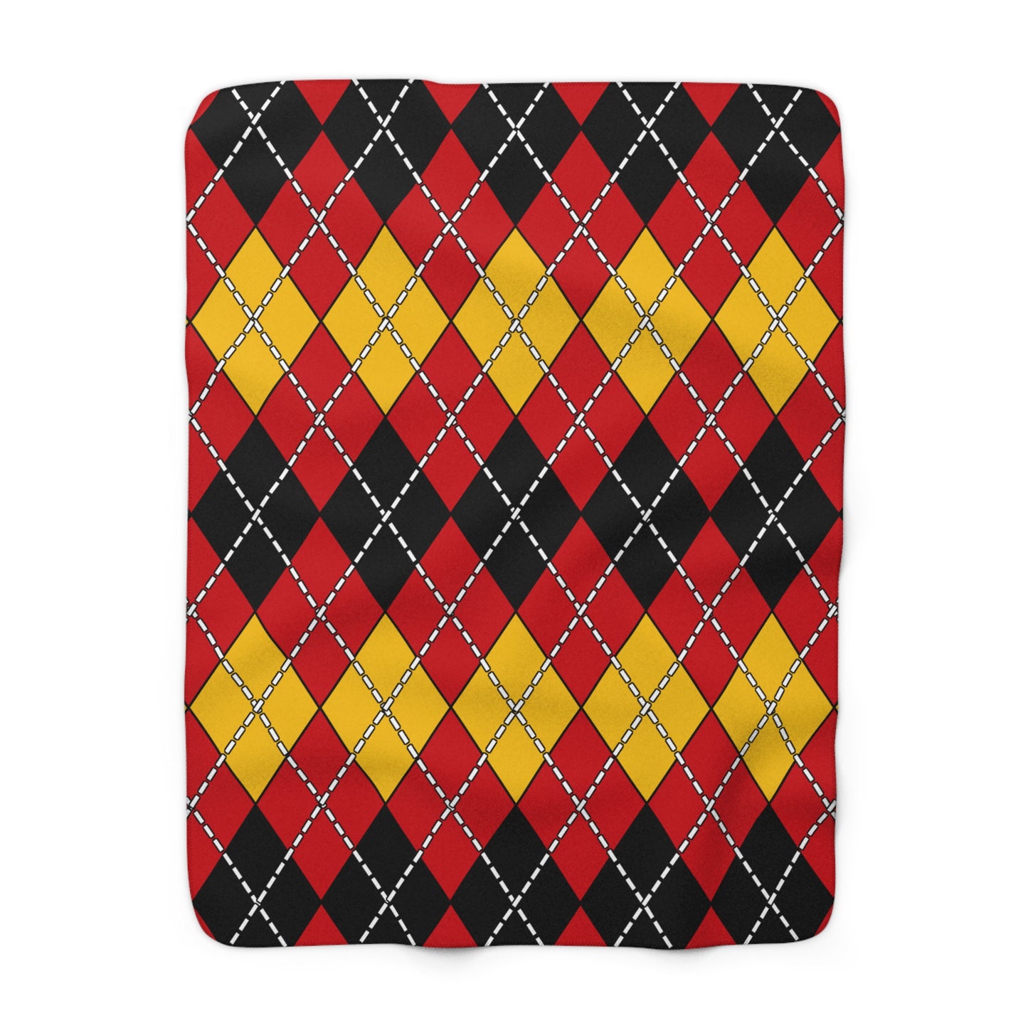 Timor Leste Retro Argyle Blanket Throw