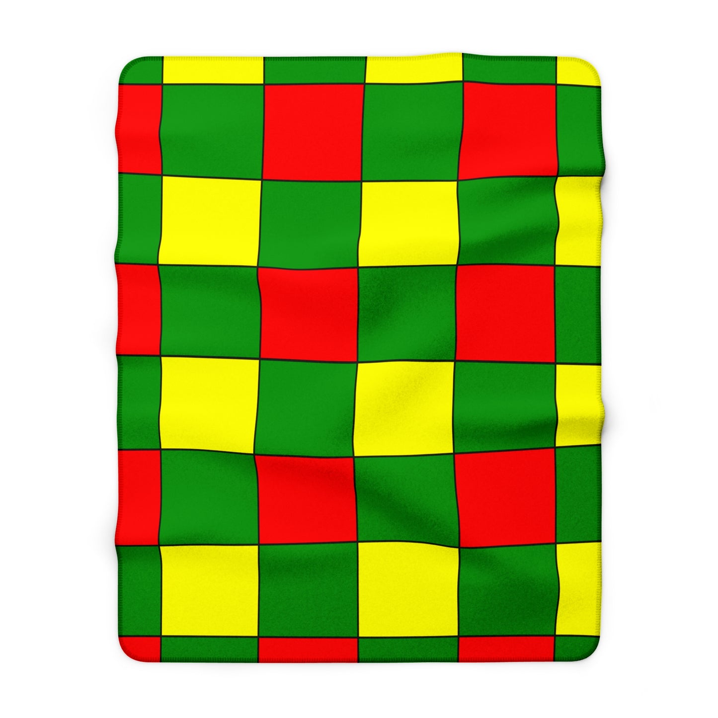 Guinea Retro Check Blanket Throw