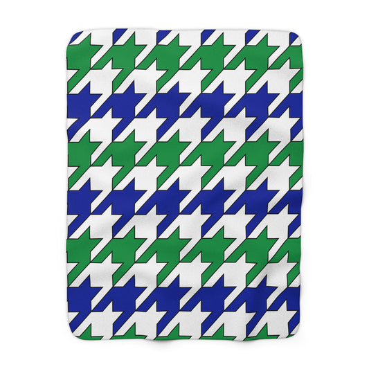 Lesotho Retro Houndstooth Blanket Throw