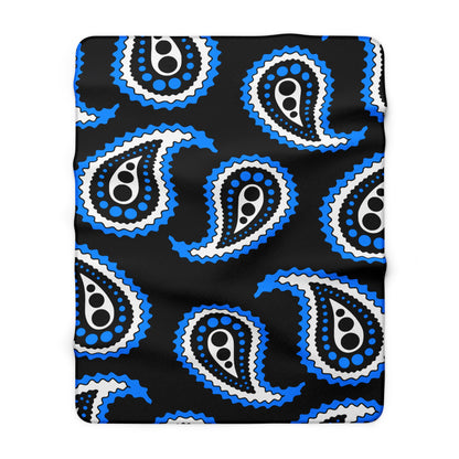 Estonia Retro Paisley Blanket Throw