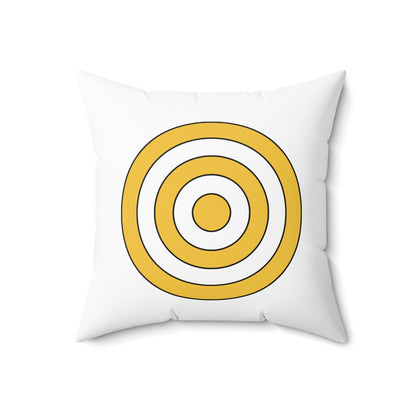 United States Virgin Islands Retro Target Cushion Pillow