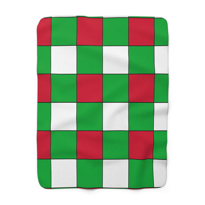 Wales Retro Check Blanket Throw