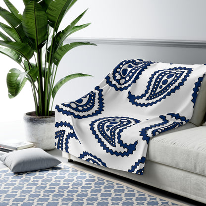 Finland Retro Paisley Blanket Throw