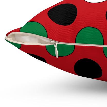 Western Sahara Retro Polka Dots Cushion Pillow