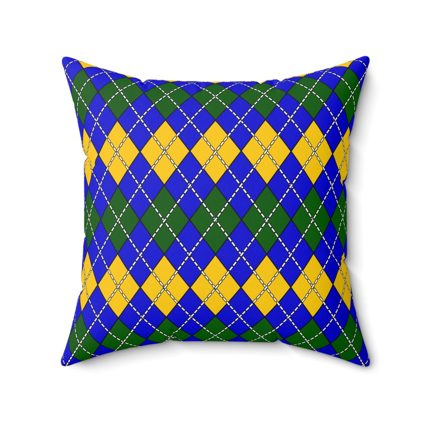 Solomon Islands Retro Argyle Cushion Pillow