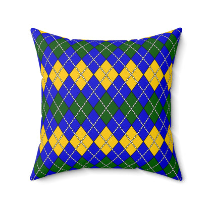 Solomon Islands Retro Argyle Cushion Pillow