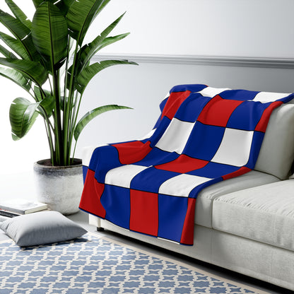 Cuba Retro Check Blanket Throw