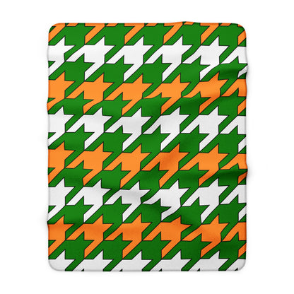 India Retro Houndstooth Blanket Throw