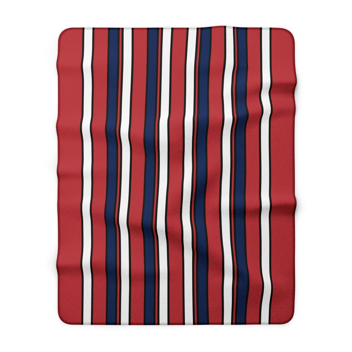 United States Minor Outlying Islands Retro Stripes Blanket Throw