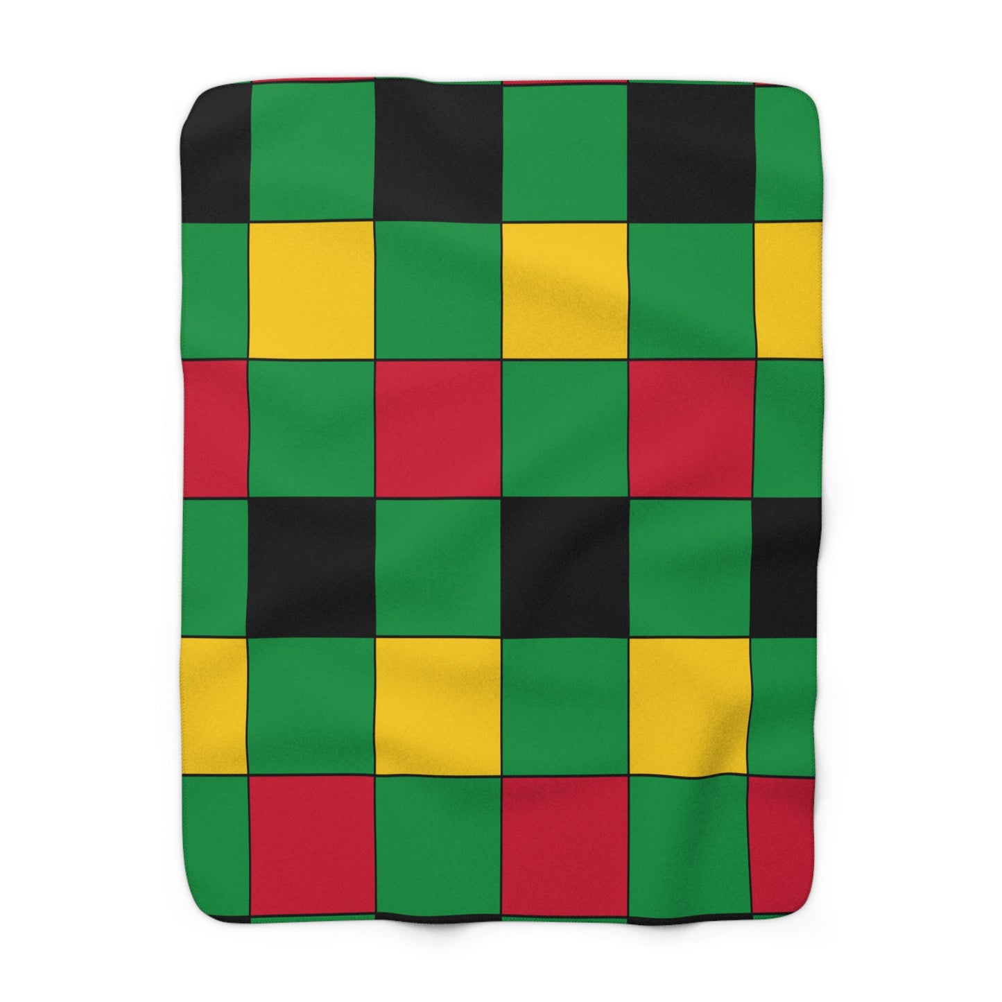 Vanuatu Retro Check Blanket Throw