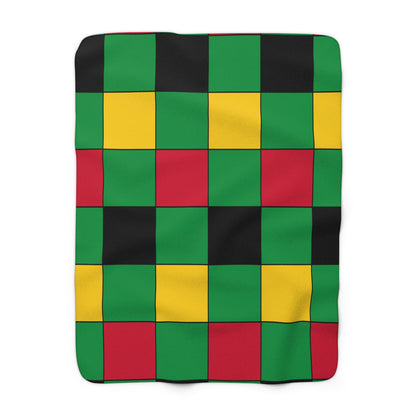 Vanuatu Retro Check Blanket Throw