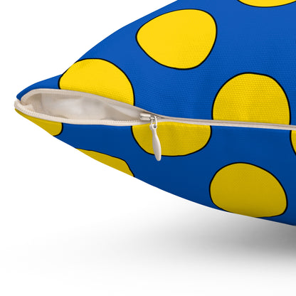 Ukraine Retro Polka Dots Cushion Pillow