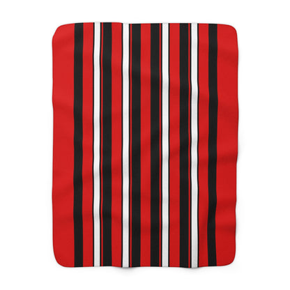 Trinidad And Tobago Retro Stripes Blanket Throw