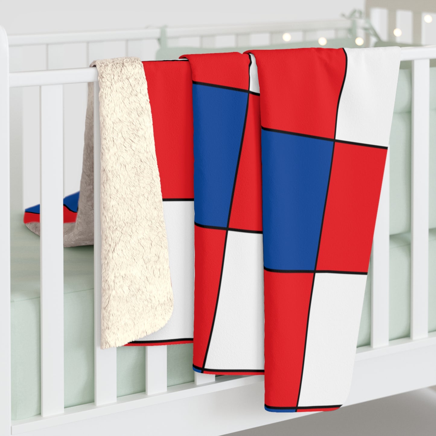 Slovakia Retro Check Blanket Throw