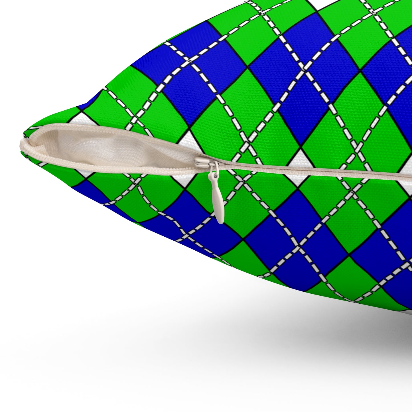 Sierra Leone Retro Argyle Cushion Pillow