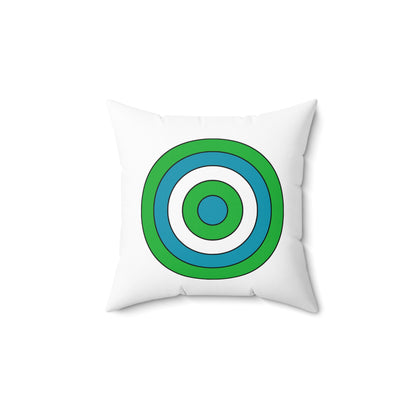 Uzbekistan Retro Target Cushion Pillow
