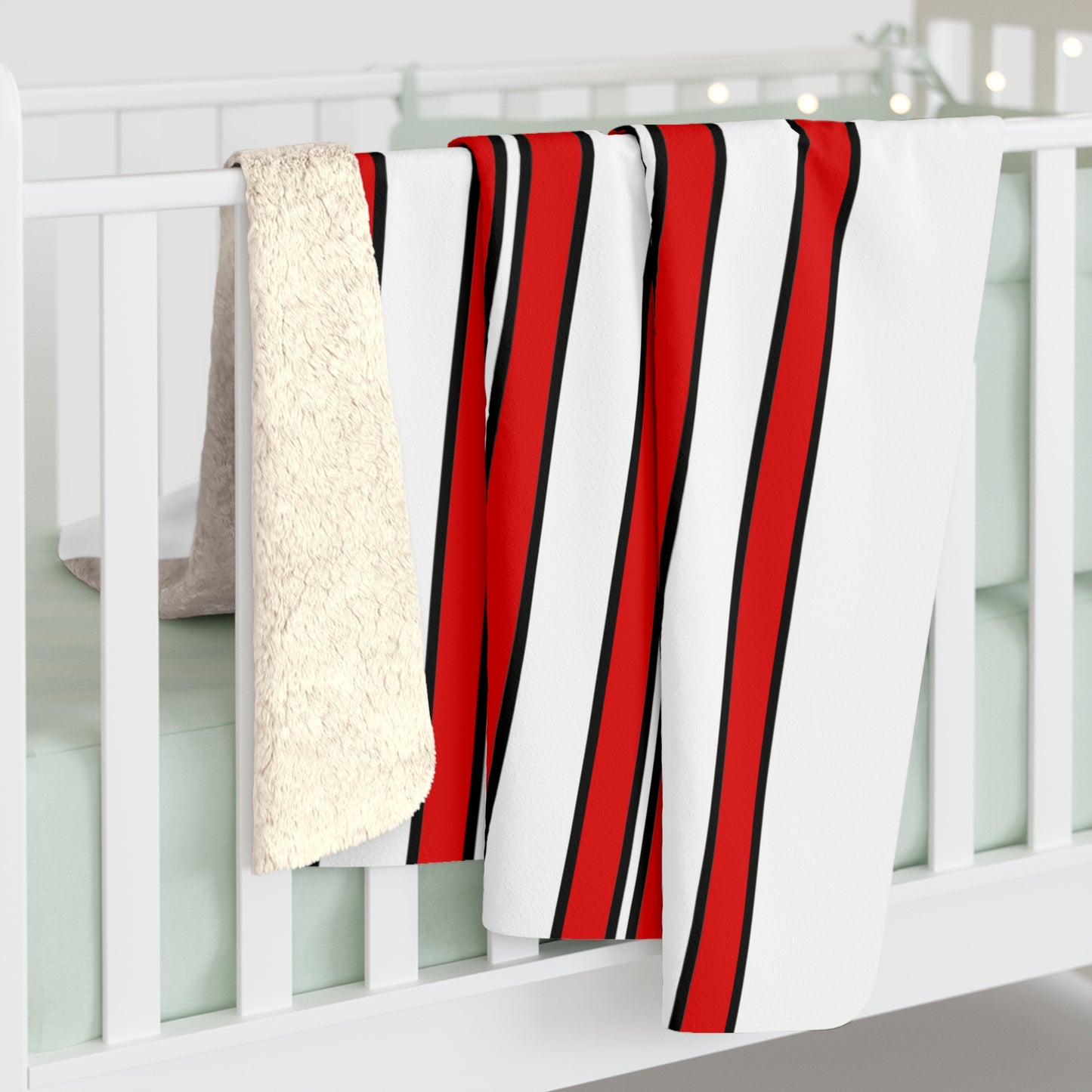 Singapore Retro Stripes Blanket Throw