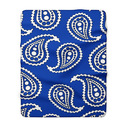 El Salvador Retro Paisley Blanket Throw