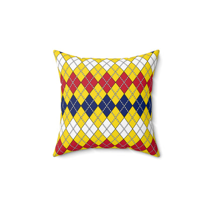 Niue Retro Argyle Cushion Pillow