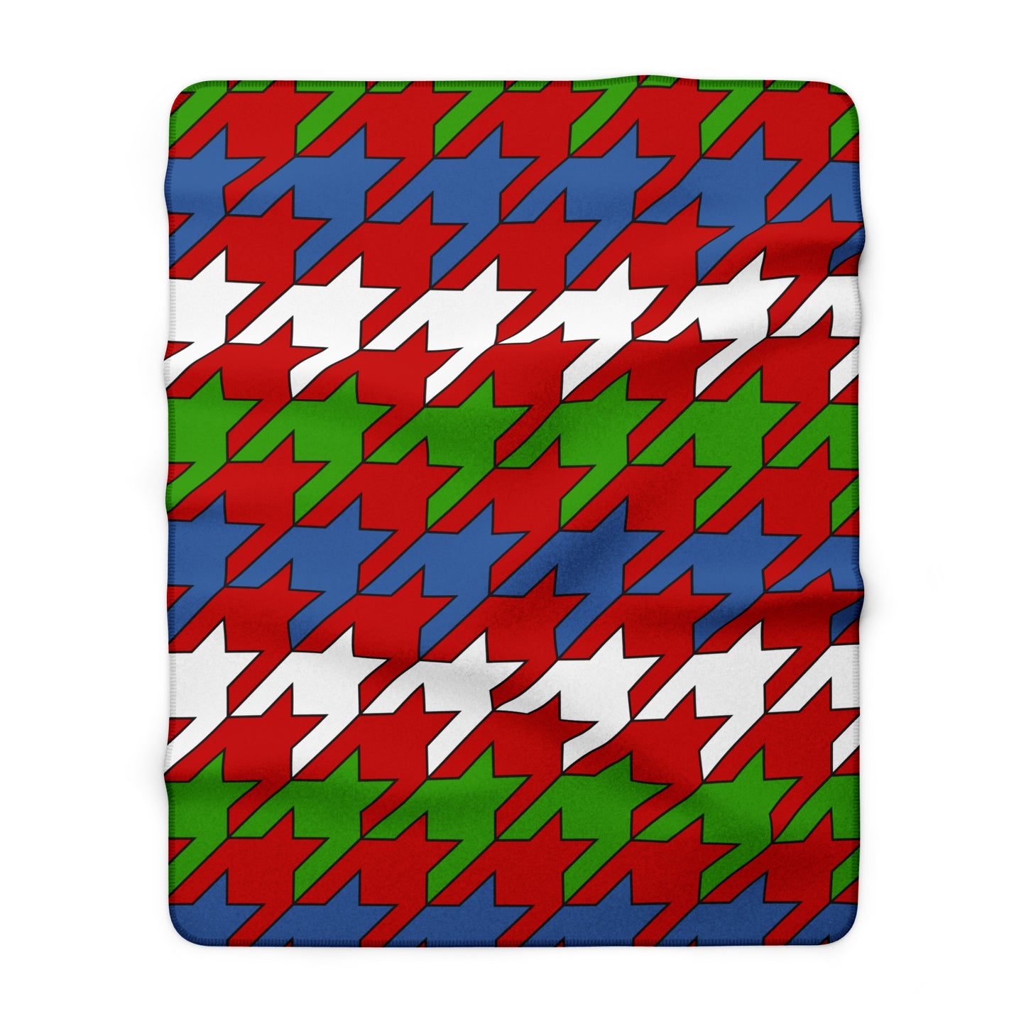 Namibia Retro Houndstooth Blanket Throw