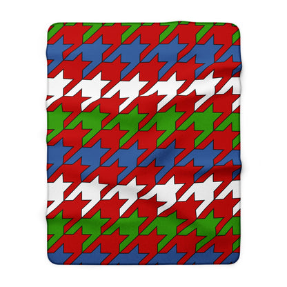 Namibia Retro Houndstooth Blanket Throw