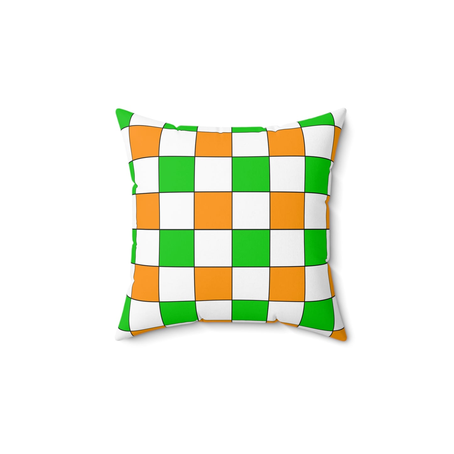Cote Divoire Retro Check Cushion Pillow