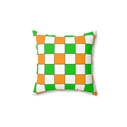 Cote Divoire Retro Check Cushion Pillow