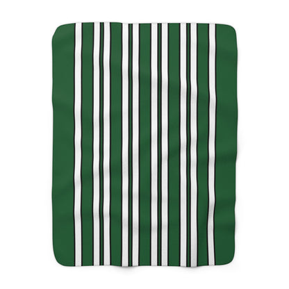 Saudi Arabia Retro Stripes Blanket Throw