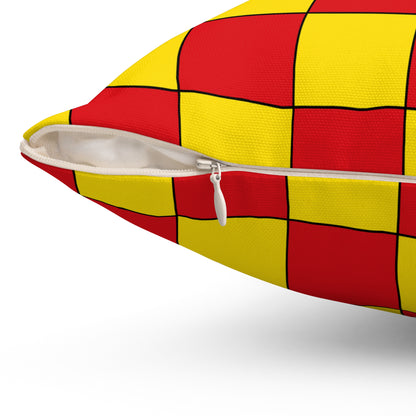 Catalonia Retro Check Cushion Pillow