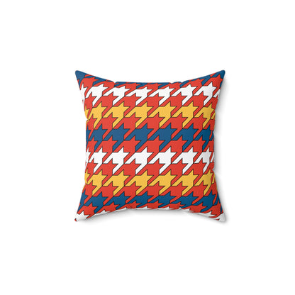 Kiribati Retro Houndstooth Cushion Pillow